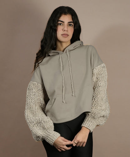 Mocha Knit Hoodie