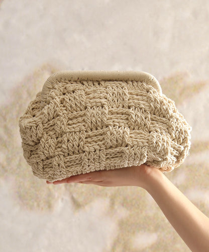 The Grid Clutch White