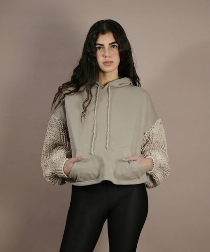 Mocha Knit Hoodie