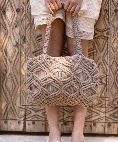 Shoulder Macrame Bag