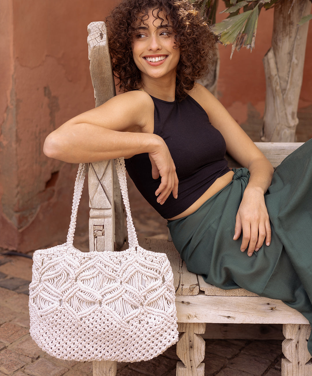 Shoulder Macrame Bag