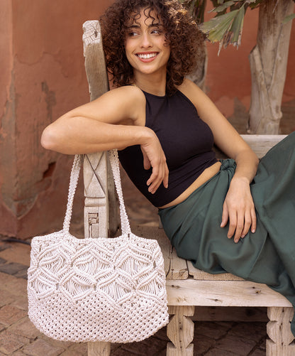 Shoulder Macrame Bag