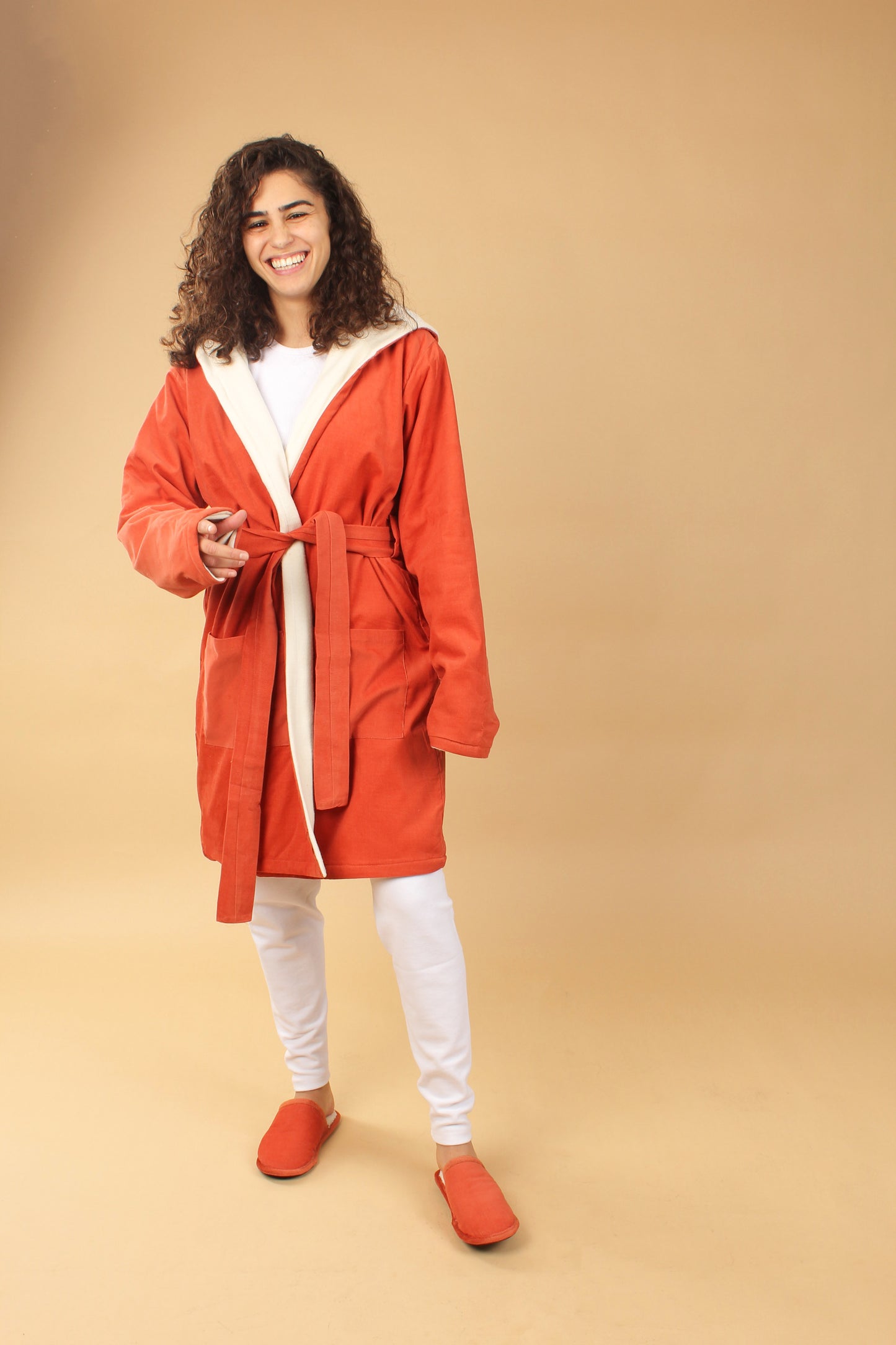 Red Unisex Robe