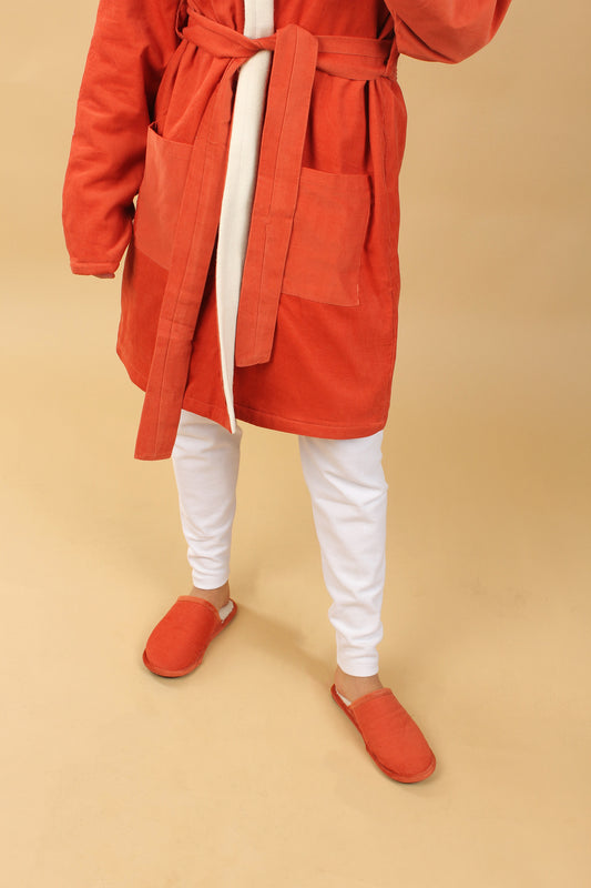 Red Unisex Robe