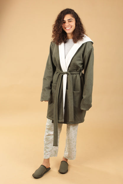 Olive Unisex Robe